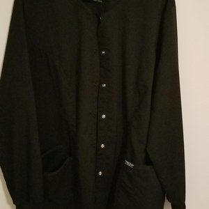 Black scrubs jacket